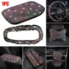 Nouveau universel strass diamant voiture accessoires volant couverture voiture décor Set226F