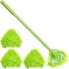 Trójkąt mini płaski leniwy ścianę sprzątanie domów chenille mop pył pędzel home clean tools307c