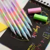 Pakiety uroczego Kawaii Color DIY Ballpoint Pen Kreda Rysunek Rainbow Gelfiti Graffiti Dekoracja Dzieci