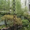 Decoraciones de jardín 2,6 m cadena de desvío de agua que cae lluvia campana templo aleros drenaje casa de familia Villa patio guía