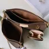 High Quality 3 Pcs Set Genuine Leather Shoulder Bags For Womens Luxury Designer Flower Composite Totes Bag Crossbody Bag coin purse Three piece combination bags