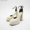 Dress Shoes 2023 Antovo Women's High Heels Women Shoes Sexy Sandals High Heels Sexy Platform Sandals Club Nude Dress Shoes Z230804