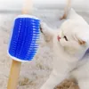 PET CAT Self Groomer do pielęgnacji psów narzędzie do usuwania włosów grzebień psów narożne szczotkę zrzucanie urządzenie do masażu przycinanie z kocimiętą DH8866