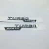 Uppsättning av 2 för Mercedes Benz AMG ML GLK Turbo 4Matic Emblem Badge Decal Trunk Bak Chrome Letters281m
