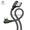 Cargadores/Cables 0,5 M 1,2 M 1,8 M codo 90 grados USB C tipo C Cable de carga rápida Super carga línea cable accesorios de teléfono para Xiaomi Oppo x0804