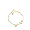 Set di gioielli in oro Designer per donna Collana con ciondolo Orecchini con diamanti Bracciale con ciondolo G Collane a catena di lusso Set di gioielli 238046C