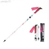 Trekking Poles Pioneer Ultralight Trekking Poles Walking Sticks Hiking Canes Folding Nodic Stick Camping Devices Telescopic Baton Tourism HKD230804