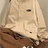 Kadın Ceketleri hırka ceketi Sonbahar Jaket Techwear Windinger Kadınlar İçin Tunik Zip Sweatshirt Fermuar Bombacı ile Sweatshirt
