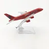 Aircraft Modle 16cm Airbus A320 A330 A350 A380 Boeing B737 B747 B777 B787 Airplanes Plan Model Diecast Aircraft Toys Airliner Model Kids Gift 230803