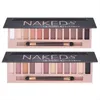 Paleta de sombras de olhos de 12 cores de maquiagem Nude Colors Natural Nude Matte Paleta de sombras de olhos portátil com espelho Ferramentas cosméticas para olhos 230804