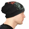 Basker retro fyrkantiga pi symbolhuv hattar stickade hatt coola gata matematik ekvationer skallies beanies mäns kvinnors varma mössa med dubbla användningar