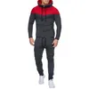 Men's Tracksuits Custom Logo 2023 Autumn And Winter Sports Set Hooded Casual Running Slim Fitting Zipper Fashion Outdoor Clothing