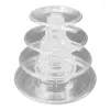 Bakning Mögel Macarons Display Tower 4-Layer Cupcake Stand Food Cake Wedding Decoration Birthday Party Favor