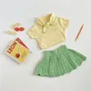 Tshirts Girls Tshirt Misha Puff Brand SummerBaby編みTOPS TEES KIDS BLOUSE COTTONT HAND MADE TODDLER GIRL OUTFITS BOYS DAINS230803