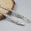Kedjor Pure 925 Sterling Silver 4mm Wheat Link Chain Necklace 21.6inch L