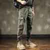 Men's Pants Army Green Overalls Summer Thin Fashion Brand Loose Pu Shuai 2023 Military Style Casual Jogger Men