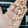 Link Bracelets 2023 Fashion Jewelry For Women Bracelet Bee Pendant Pink Pearl Stainless Steel Luxury High Quality Party Gift