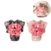 Dog Apparel Dress Clothes Japanese Kimono Bow Tie Shirt Costume Princess Pet Dresses For Small Dogs Chihuahua Roupa Cachorro