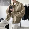 Mens Jackets Men Chic Ulzzang Cargo Handsome Gentle Personality Allmatch Chaqueta Casual Japanese Stylish Clothing Autumn 230803