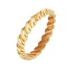 Bracelet Vonmoos couleur or Bracelet pour femmes bras torsadés bracelets luxe spirale bijoux géométrique mode Simple accessoires décoratifs