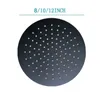 Bathroom s Bathroom Overhead Wall Ceiling Mounted Shower Arm Top Head Ultra Thin Black Rainfall Sprinkler Spar Big Square Round Oval R230804