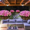 Planter Basket Set, Hanging Pot Basket Liner voor Indoor Outdoor Garden D cor, Perfect for Home, Garden, Patio, Deck 4-Pack