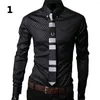 Maglioni da uomo Est Luxury Sirt Business Style Slim Soft Comfort Stili Manica lunga Abito casual Ift For Men M-4XL Ot