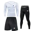 Herren-Trainingsanzüge, langärmelig, warm, für Herren, Kompression, Fitness, Strumpfhosen, Trainingskleidung, Jogging-Kleidung, Laufhose, Herrenanzug 230804