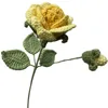 Fiori decorativi 10 pezzi Rose artificiali Boccioli di fiori Colore misto Simulazione fatta a mano Bouquet da sposa Disposizione fai da te Decorazione per feste a casa