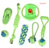 Brinquedos para mastigar para animais de estimação Algodão Trançado Ropetrumpet Chewers Difícil Dentição Mastigar Corda Animal Bonito Interativo Para Animais De Estimação Filhote De Cachorro Playtime D Otlkg