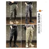 Männer Hosen Armee Grün Overalls Sommer Dünne Mode Marke Lose Pu Shuai 2023 Military Stil Casual Jogger Männer