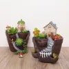 Planters Garden Flower Pot Desk Plant Creative Design Succulent Planter Home Decoration Outdoor