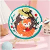 Produits de style chinois broderie starter mignon fille poinçon aiguille tapis crochet bricolage artisanat aiguille pour broderie tricot couture outil ensemble R230803