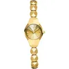Kobiety moda luksusowe zegarki Wysoka jakość Bransoletka stopowa jest małą i delikatną designerską zegarem kwarcowym