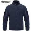 Vestes pour hommes TACVASEN Veste polaire verte tactique à fermeture éclair intégrale Manteaux de travail chauds thermiques Poches pour hommes Safari Randonnée Outwear Coupe-vent 230803