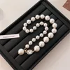 Collane con ciondolo Collana di perle in stile coreano Collana corta con collare a catena girocollo per donna