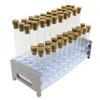 50 pièces 3 ML tubes à centrifuger transparents ensemble avec bouchon Anti-fuite pour l'expérience d'école d'enseignant étudiant idéal 12 X goutte