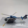 Aircraft Modle Diecast Metal Plane Toy 1 87 Aircraft Polizei Helicopter Model Toy H145 Aircraft Airplane Boys Adult Children Toys Gift 230803