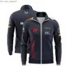 Мужские куртки Новый F1 Team Red Racing Count в 2023 году Bull Versappen Supersales круглой шеи на молнии