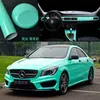 3 Layers Gloss Tiffany Blue Vinyl Film Glossy Car Wrap Foil With Air Release DIY Car Sticker Wrapping Size 1 52x20 meters Roll265U