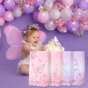 Carta da regalo Farfalla Sacchetto di caramelle di carta Compleanno Confezione per bambini Scatola per bambina Forniture per baby shower Matrimonio Portatile