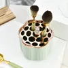 Pencil Cases Luxury Desktop Cosmetics Storage Box Stationery Organizer Dustproof Pen Holder Makeup Brushes Jewelry Management 230804