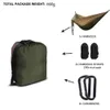 Hammocks Camping Parachute Hammock Survival Garden Outdoor Furniture Leisure Sleeping Hamaca Travel Double Hammock 230804