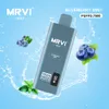 오리지널 MRVI Holy 7500 퍼프 스 라즈 바 일회용 vape 펜 E 디지털 화면 디스플레이 충전 가능한 600mAh 배터리 15ml 포드 메탈 장치가있는 담배