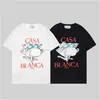 T-shirt da uomo T-shirt da uomo estiva Casablanc Designer Fashion Stampa Casa T-shirt casual 100% cotone T-shirt Taglia S-Xxl Drop Delivery Appa Dh5Wh