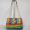 Shoulder Bags Eagle Head Designer Bag Rainbow Color Purse Handbag Lady Designers Crossbody Bags