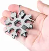 Narzędzia Universal Portable 18-in-1 EDC TO Snowflake Kutek Multi-Tool Narzędzia ze stali nierdzewnej Ustaw wielofunkcyjne narzędzia ręczne ręczne narzędzie HKD230804