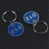 Decorative Objects Figurines Tags Number Key Id Rings Numbers Luggage Identifier Tag Dormitory Bag Numbered 50 1 Chain Disc 230804