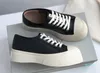 Women Shoes Black Nappa Leather Lace-up Sneakers Low-top Chunky Platform Sole Round Toe Rare Perfect Fashion