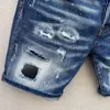 Heren Jeans Mode Gat Kort Trendy MotoBiker High Street Casual Denim Stof Shorts 3008 #